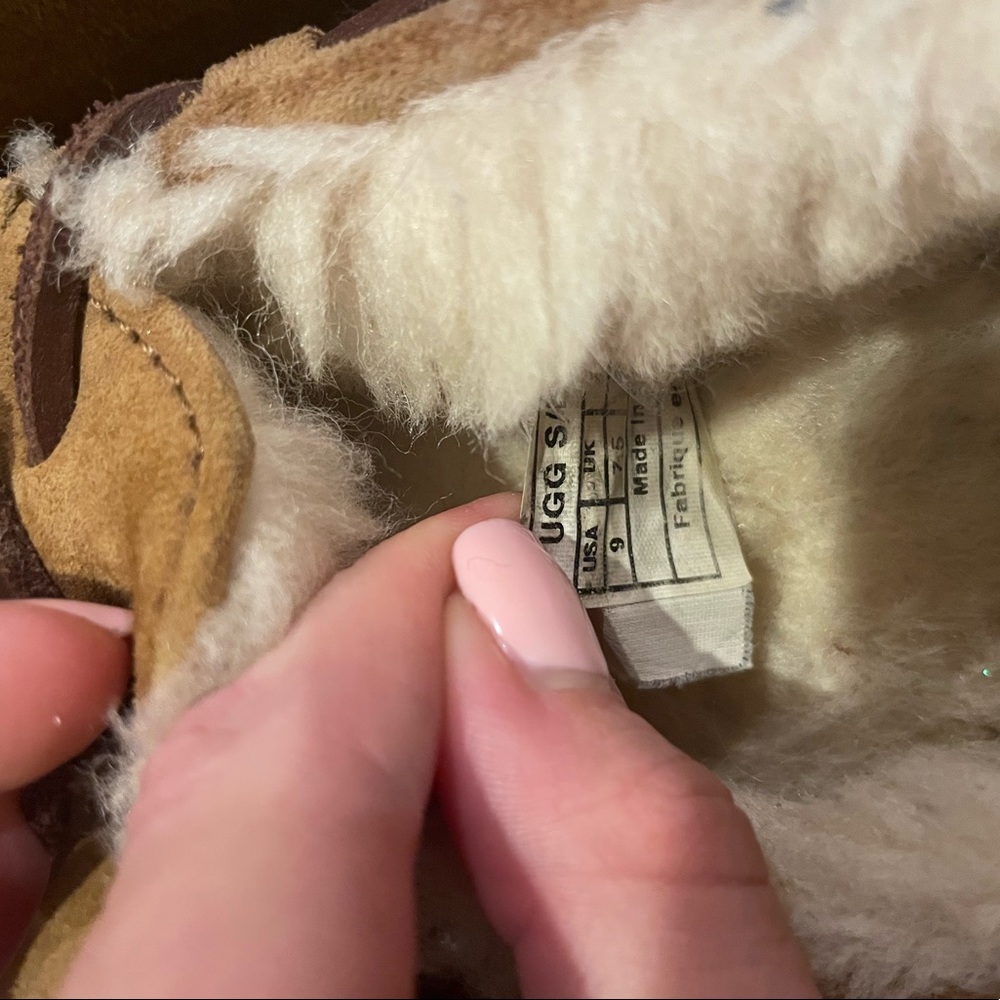 UGG Tan Suede Moccasin Slippers - Picture 7 of 7